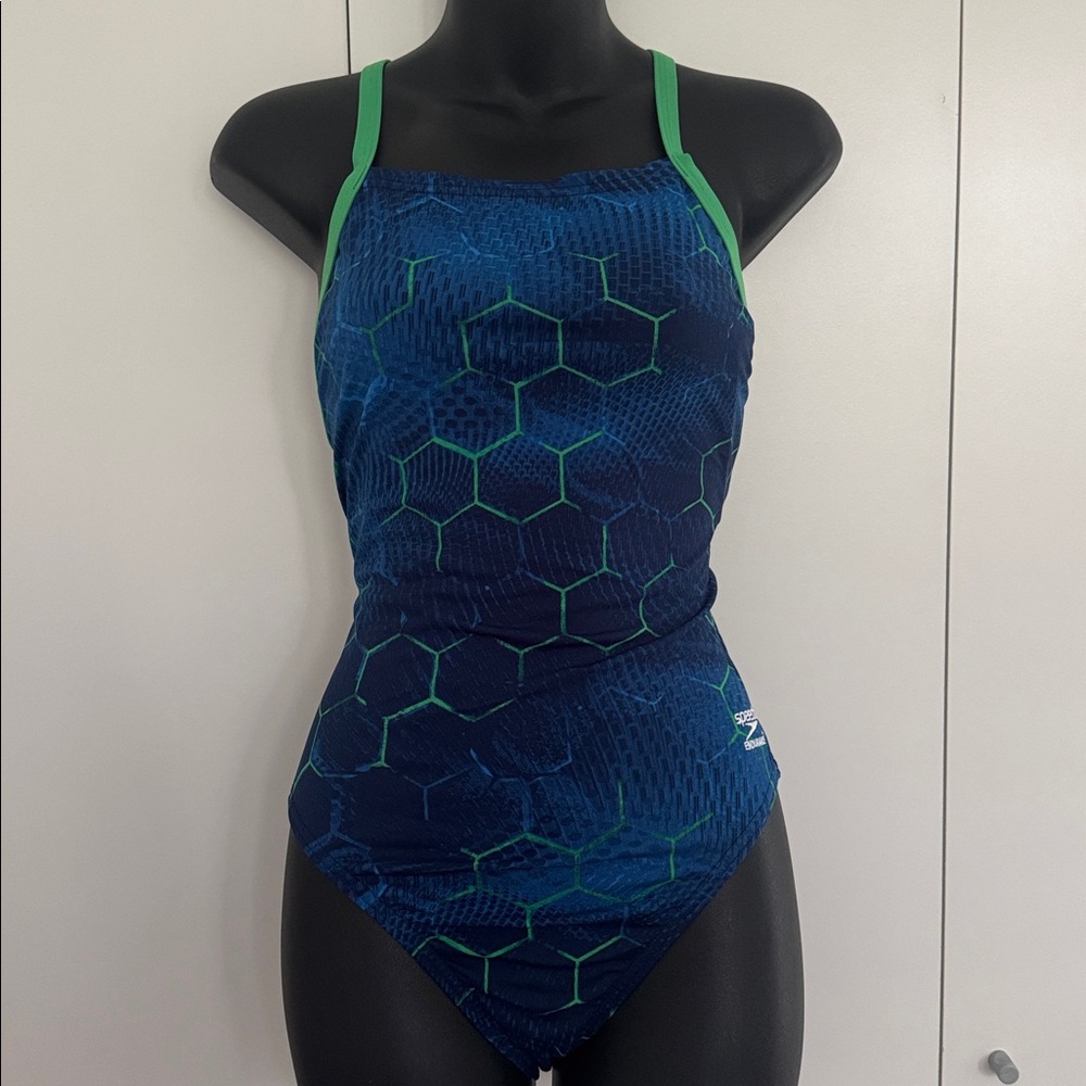 Speedo Racing Cut Endurance Swimming Suit